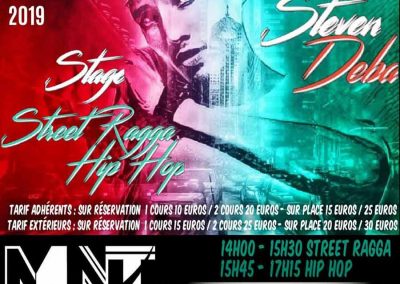 Stage de STREET RAGGA Et HIP HOP 24-02-2019
