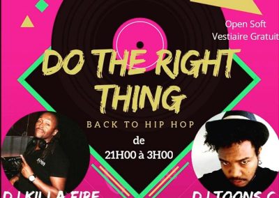 Soirée Do The Right 17-11-2018