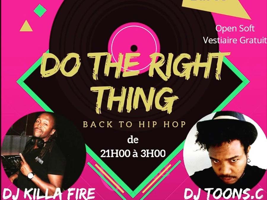 Soirée Do The Right 17-11-2018