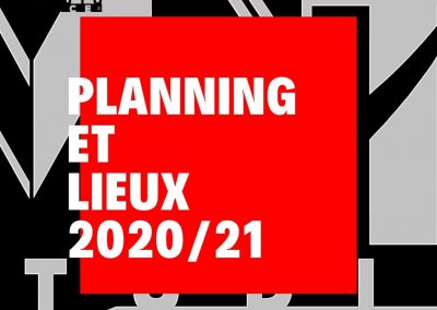 Planning et lieux des cours 2020/21